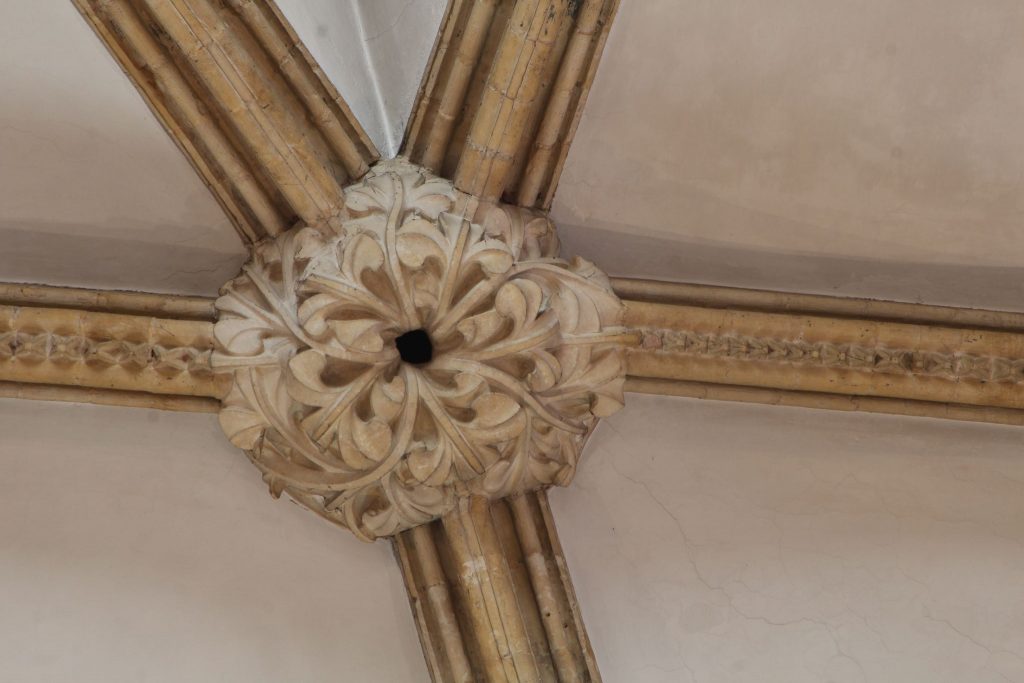 Image of boss in St Hugh's Choir at Lincoln