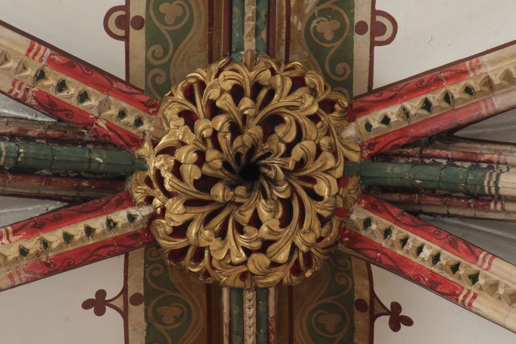 Image from the north arm of the great transept at Lincoln Cathedral