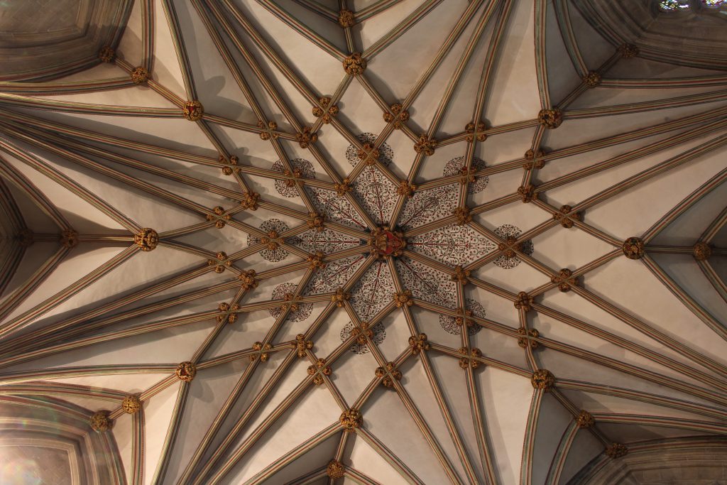 Image of vault in the Lady Chapel at Wells Cathedral