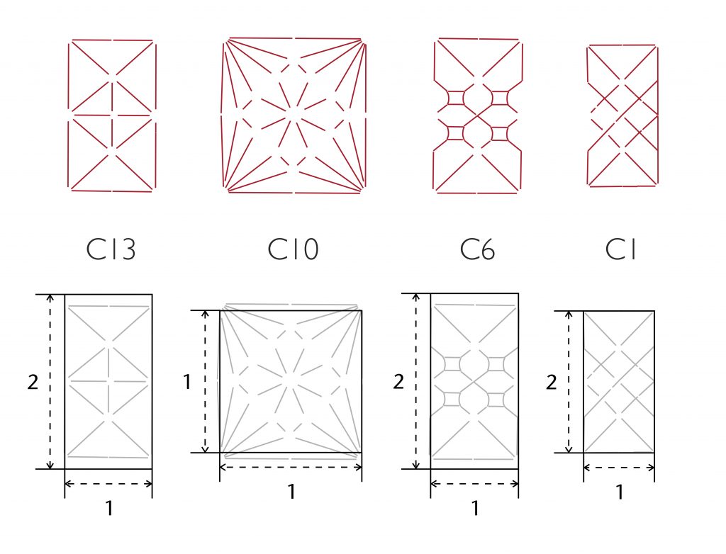 Image of proportional relationships in the plans of the vaults at Ottery St Mary