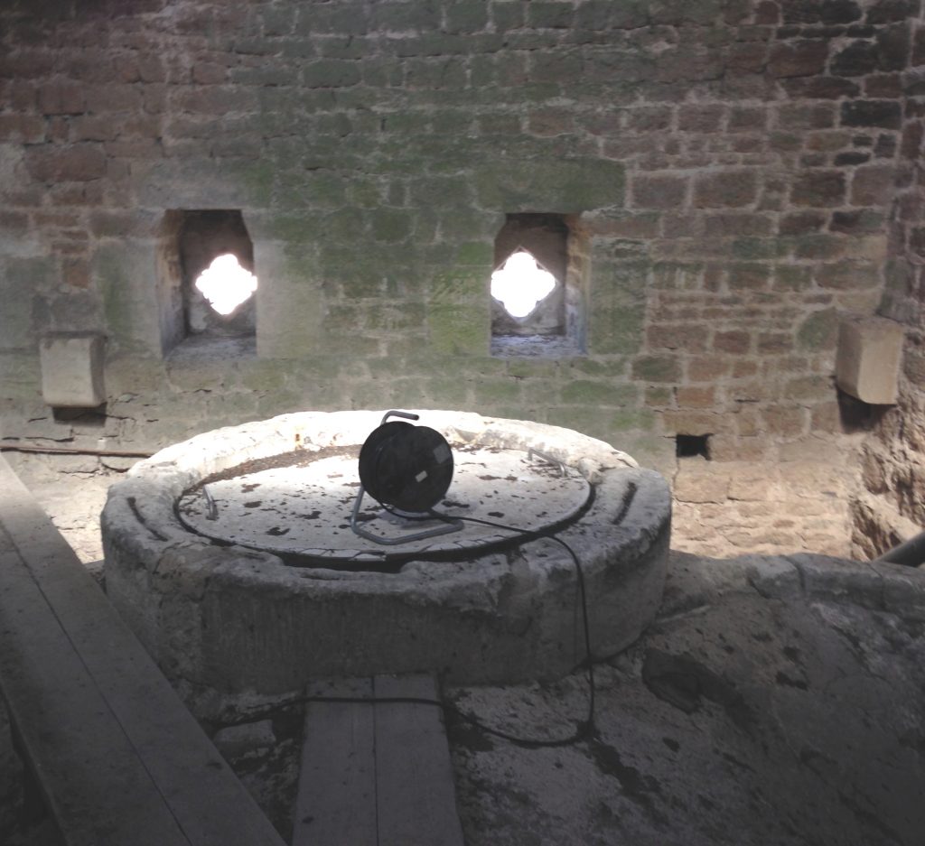 Image of the area above the transept vault at Ottery St Mary