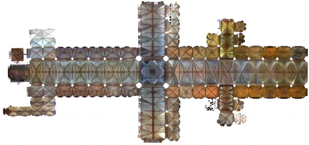 Orthophoto plan of Lincoln Cathedral