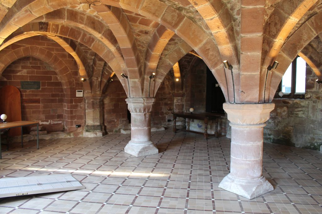 Image of rib vaulted bays at Norton Priory